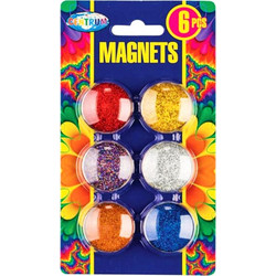 Μαγνήτες Centrum Blister Glitter 30mm (6τεμ)