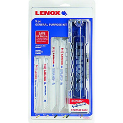 Lenox 121439KPE - Wood&Metal Σετ Λάμες Σεγάτσας 9 Τεμαχίων