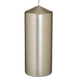 Κερί 3-80-061-0003 Φ8x20cm Champagne Inart Παραφίνη