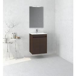 Zebis Eco 060 Σετ Έπιπλο Μπάνιου με Νιπτήρα & Καθρέπτη 1019