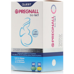 Quest Pregnall Bio-Lact 60 Tαμπλέτες + 30 Κάψουλες