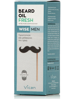 Vican Wise Men Beard & Hair Fresh Σαμπουάν για Γένια 200ml