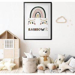 ΠΑΙΔΙΚΗ ΑΦΙΣΑ RAINBOW 48286 (PVC/PLEXIGLASS ΜΑΥΡΗ ΚΟΡΝΙΖΑ ΜΕ ΠΛΑΙΣΙΟ) 40x60cm