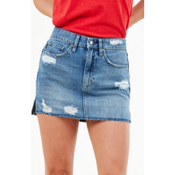 Superdry D1 Vintage Μίνι Φούστα Τζιν Ψηλόμεση Pencil Μπλε W7210192A