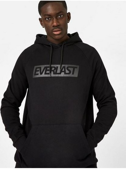Everlast Ανδρικό Φούτερ με Κουκούλα & Τσέπες Μαύρο 535075