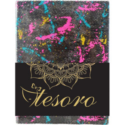 Σημειωματάριο Γυαλιστερό με Σχέδια 14x20εκ Fabric Tesoro 96φ (000582217)