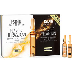 Isdin Isdinceutics Flavo-C Melatonin Αντιγηραντικό Serum Προσώπου με Βιταμίνη C & Υαλουρονικό 20x2ml