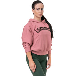 Nebbia Iconic Hero Sweatshirt With A Hoodie 581 Γυναικείο Αθλητικό Φούτερ με Κουκούλα Ροζ Neb582