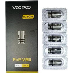 Voopoo PnP-VM5 0.2ohm COILS για pnp tank (5 αντιστάσεις)