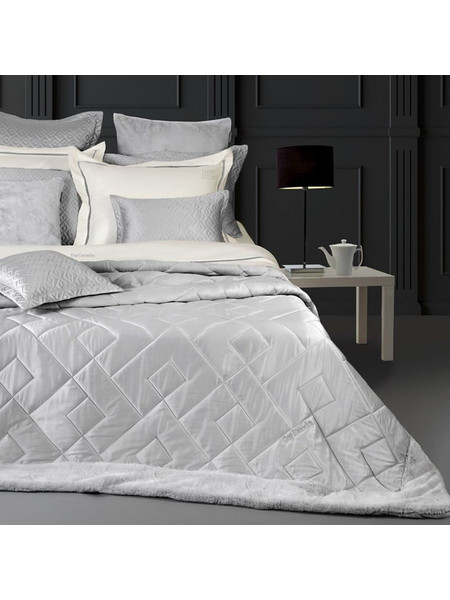 Πάπλωμα Emerald (Σετ 3τμχ) Silver Guy Laroche Υπέρδιπλo 240x250cm Microsatin