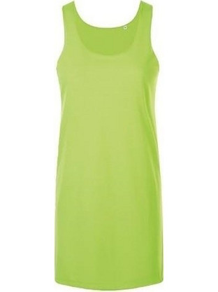 Sol's Mini Καλοκαιρινό Καθημερινό Φόρεμα Lime 01701