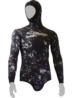 Epsealon Shadow Camo Σακάκι Κατάδυσης Ξυρισμένο Neoprene με Επιστήθιο για Ψαροντούφεκο 3mm