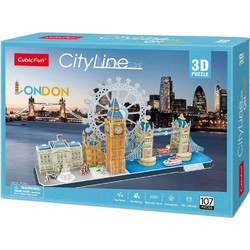 Puzzle CubicFun London City Line 3D 107 Κομμάτια
