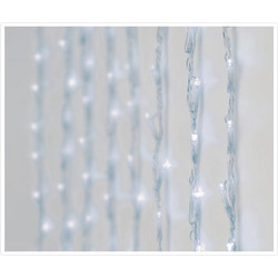 Aria Trade 320 Χριστουγεννιάτικα Λαμπάκια LED σε Κουρτίνα Εξωτερικού Χώρου Ψυχρά Λευκά 1m
