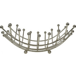ΦΡΟΥΤΙΕΡΑ ELEGANT NICKEL ΨΕΥΔΑΡΓΥΡΟΥ 30x13cm ESTIA 01-5665