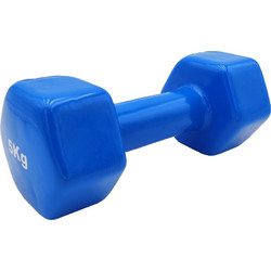 Ligasport OEND390399 Blue Βαράκι Εξάγωνo Βινυλίου 5kg