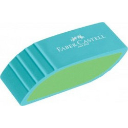 Γόμα Faber Castell Leaf Γαλάζιο - Πράσινο