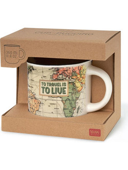 Legami Milano Travel Κούπα από Πορσελάνη Πολύχρωμη 350ml (CUP0046)