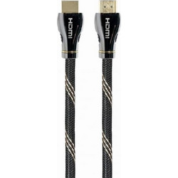 Gembird Καλώδιο HDMI 2.1 Braided HDMI Male to HDMI Male 2m Black