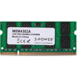 2-Power 2GB (1X2GB) DDR2 RAM 800MHz SoDimm