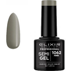 Elixir Semigel 1062 Mink Ημιμόνιμο Βερνίκι Νυχιών 8ml