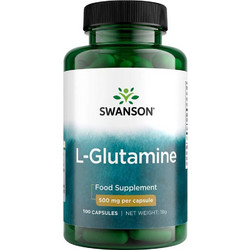 Swanson L-Glutamine 500mg 100 Κάψουλες