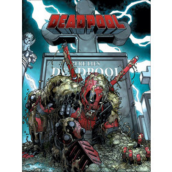 Marvel Comics Deadpool (Grave) Wooden Framed 30 x 40cm Print - FP11672P