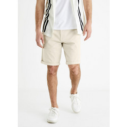 Celio Casual Ανδρική Βερμούδα Chino Μπεζ 1765773