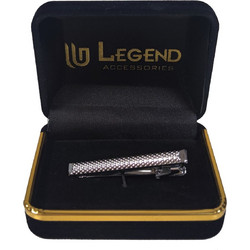 Legend - LGTC-Τ509 - Tie Clip - Silver - Αξεσουάρ Κλιπ Γραβάτας - gray melange