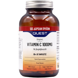 Quest Vitamin C 1000mg Timed Release 90 Ταμπλέτες