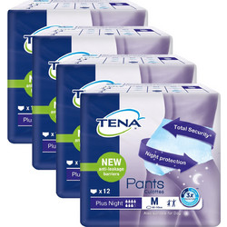 Tena Pants Plus Night Medium Πάνες Βρακάκι Ακράτειας 7 Σταγόνες 48τμχ