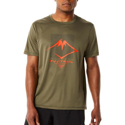 ASICS Fujitrail Ανδρικό Αθλητικό T-Shirt Χακί 2011C381-300