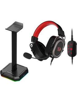 Redragon HHA1 Set Gaming Headset Over Ear Black