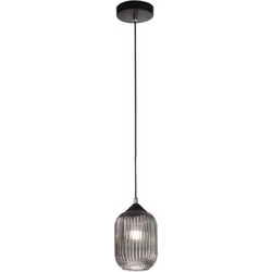 LUCE Aston Κρεμαστό Φωτιστικό Οροφής Μονόφωτο E27 Γκρι 3585-40-126