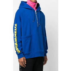 Dsquared2 Ανδρικό Φούτερ με Κουκούλα & Τσέπες Royal Blue S71GU0557S25516973