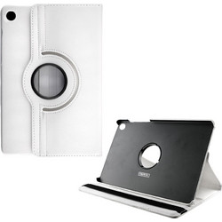 Volte-Tel Leather Book Rotating White (Galaxy Tab A8)