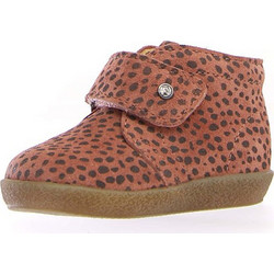 Falcotto Παιδικά Μποτάκια Καφέ Suede με Σκρατς 0012012829-06-0M01