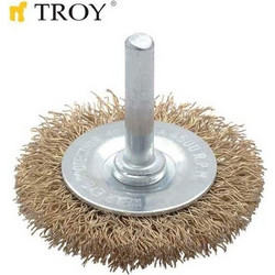 Troy συρματόβουρτσα στρογγυλή