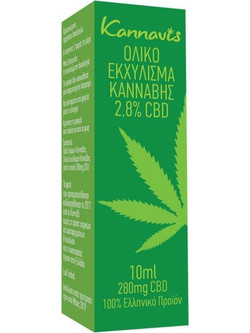 Kannavis Ολικό Εκχύλισμα Κάνναβης 2.8% CBD 10ml