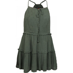 Superdry Ovin Mini Καλοκαιρινό Καθημερινό Φόρεμα Χακί W8011045A-THY