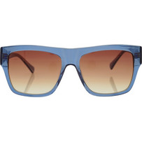 Hawkers Doumu Blue Γυαλιά Ηλίου Τετράγωνα Κοκάλινα Μπλε με Καφέ Degradee Φακό