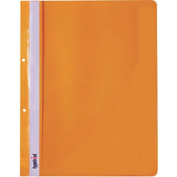 Typotrust Πορτοκαλί Ντοσιέ με Έλασμα & Τρύπες