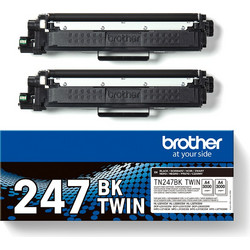 Brother TN-247BK Black Toner 2pcs