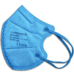 Barbeador MAX-06G FFP2 Filtering Butterfly Mask Παιδική Γαλάζια 1τμχ
