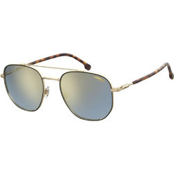 Carrera 236/S ONR/2Y Ανδρικά Γυαλιά Ηλίου Aviator Μεταλλικά Χρυσά με Μπλε Καθρέπτη Φακό