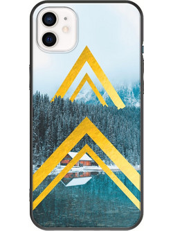 Θήκη Lake House iPhone 12 mini Black TPU (Μαύρη Σιλικόνη)