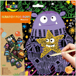Avenir Scratch Κωδ 60119 Παιδικό Παιχνίδι 1 Τεμάχιο - Monster