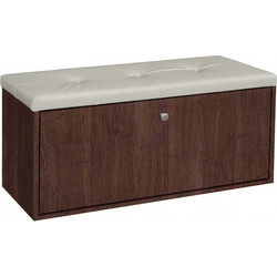 Genomax Rakla Παπουτσοθήκη Σκαμπό Ξύλινη Sonoma Μ97xΠ31.5xΥ48cm 1219920387