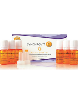 Synchroline Synchrovit C Αντιγηραντικό Serum Προσώπου & Χειλιών με Βιταμίνη C 6x5ml