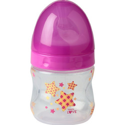 That's Love Πλαστικό Μπιμπερό με Θηλή Σιλικόνης 0m+ Stars Purple 125ml